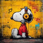 ERIC BRUMETTE - SNOOPY SAVED MY LIFE 58 - Toile L, Antiek en Kunst