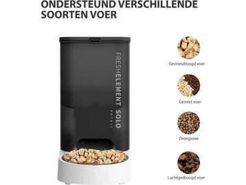 Petkit Fresh Element SOLO - Voerautomaat - 3 l - Grijs, Dieren en Toebehoren, Dierenvoeding, Verzenden