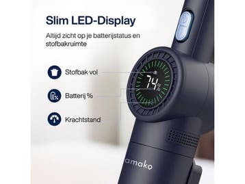 Samako NanoDetect Pro 135W - Kruimeldief - Snoerloos - 16Kpa, Verzenden, Zo goed als nieuw