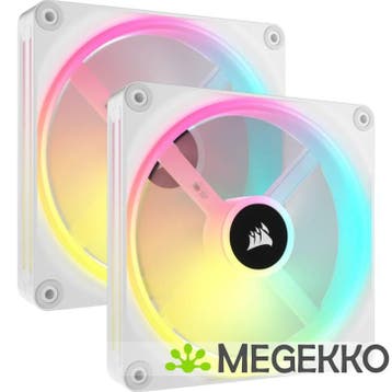 Corsair iCUE LINK QX140 RGB 140mm PWM Fans Starter Kit White, Computers en Software, Verzenden, Nieuw