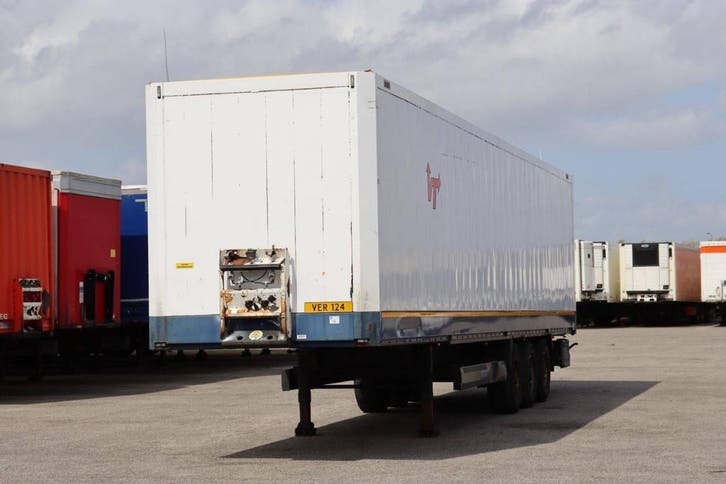 Veiling: Gesloten Oplegger Krone SD 36000kg 2011, Auto's, Vrachtwagens, BTW verrekenbaar, Overige brandstoffen, Overige kleuren