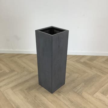 Plantenbak (hxbxd) 100x35x35 cm  Antraciet - betonlook, Ophalen of Verzenden, Gebruikt, Bureau