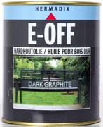 Hermadix E-Off Dark Graphite 750 ml (HERMADIX beitsen), Ophalen of Verzenden, Nieuw, Overige kleuren, Beits