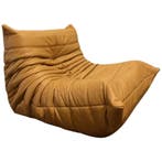 Togo Fauteuil, Leer, Beige. Michel Ducaroy - Tweedekans bij, Zo goed als nieuw, Modern