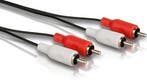 Tulp Audio Kabel 1,8 meter M-M - Zwart, Computers en Software, Verzenden, Nieuw