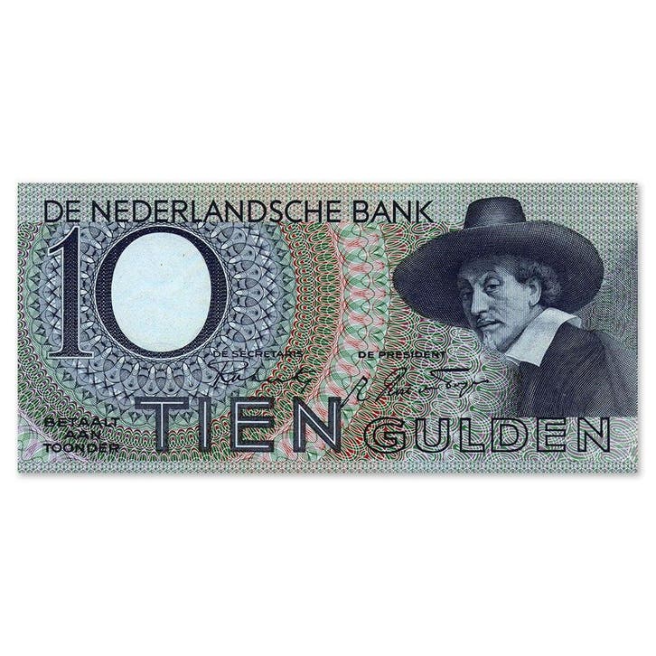 10 Gulden Staalmeester 1943 Pr, Postzegels en Munten, Bankbiljetten | Nederland, Verzenden