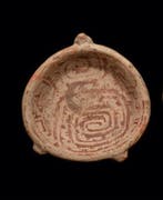 Precolumbiaans. Marajoara Decoratieve keramische kom Met