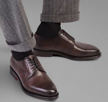 Santoni - Veterschoenen - Maat: EU 42, Nieuw