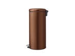 Brabantia NewIcon - Prullenbak - 30 liter - Warm Bronze, Verzenden, Zo goed als nieuw