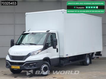 Iveco Daily 72C18 3.0L Automaat 1000KG Laadklep Luchtvering, Automaat, Stof, Gebruikt, Euro 6