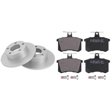 Voordeelpakket remschijven & remblokken Audi 200 2.1 5E Acht, Verzenden, Nieuw, Audi