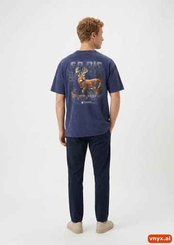 Gander Mtn T-shirts Heren maat XXL Marineblauw Vintage, Ophalen of Verzenden, Nieuw