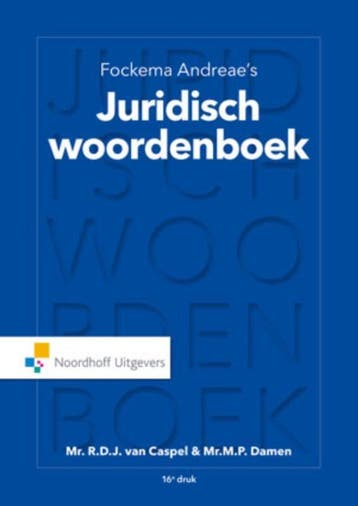 Fockema Andreaes juridisch woordenboek - M.P. Damen, Verzenden, Gelezen, M.P. Damen