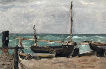 Eugène Boudin (1824-1898), Kring van - Paysage Marin avec