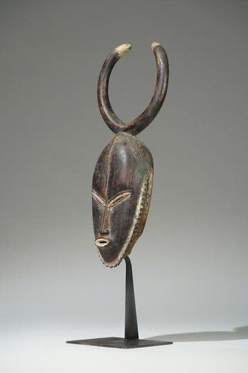 Een houten masker - Guro - Ivoorkust (Zonder minimumprijs), Antiek en Kunst