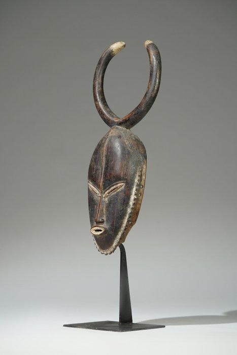 Een houten masker - Guro - Ivoorkust (Zonder minimumprijs), Antiek en Kunst, Kunst | Niet-Westerse kunst