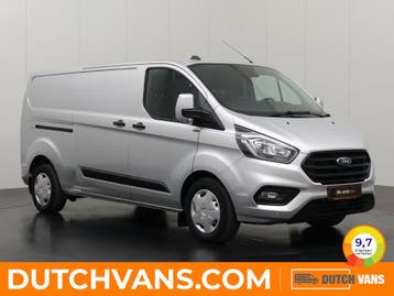 Ford Transit Custom 2.0TDCi Bestelbus 2021 L2 H1 Diesel, Auto's, Bestelauto's, Automaat, Euro 6, Diesel, Nieuw