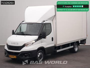 Iveco Daily 35C16 3.0L Laadklep Dubbellucht Bakwagen 160PK M, Stof, Gebruikt, Euro 6, Iveco