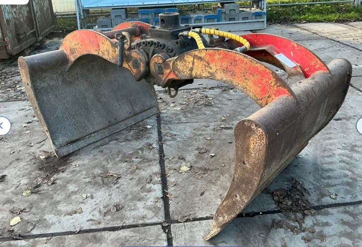 (Verkocht) Grijper Z-kraan Kinshofer Onderhoudvrij grijper, Zakelijke goederen, Machines en Bouw | Transport