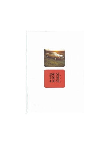 1979 MERCEDES BENZ SL BROCHURE NEDERLANDS, Nieuw, Author