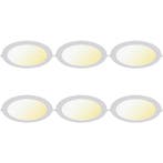 LED Downlight Inbouwspot - LED Paneel Slim 6 Stuks - Brinton, Kunststof, Nieuw, Ophalen of Verzenden, Led