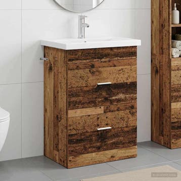 vidaXL Badkamermeubelset Oud hout 61 x 40 x 84,5 cm Bewerkt, Verzenden, Nieuw