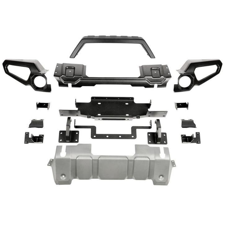 Rugged Ridge Venator Front Bumper W/Overrider & Winch Tray, Auto-onderdelen, Carrosserie en Plaatwerk, Ophalen of Verzenden