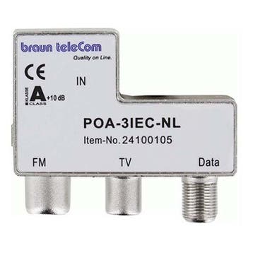 KabelKeur Coax splitter - Braun Telecom (FM/TV/Internet), Verzenden, Nieuw