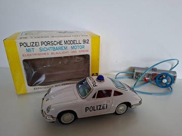 Bandai - Blikken speelgoed - Polizei Porsche Modell 912 -