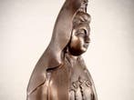Standing statue of Kannon Bodhisattva  - Beeld Brons -
