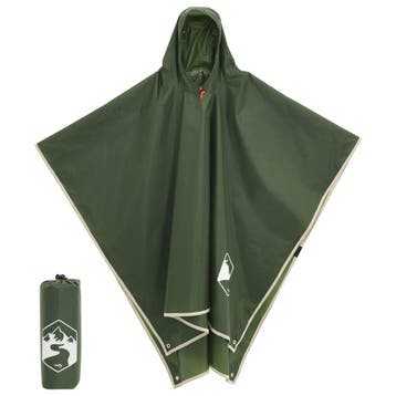 vidaXL Regenponcho met capuchon 2-in-1 ontwerp 223x145 cm, Verzenden, Nieuw