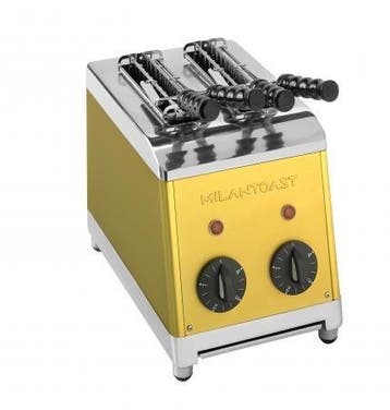 Milan Toast Tosti maker met 2 sneden | goud, Verzenden, Nieuw in verpakking