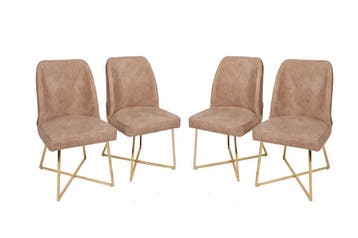 Asir 974NMB1217 Stoelset Goudbruin van €409 voor €269 NIEUW, Ophalen of Verzenden, Nieuw