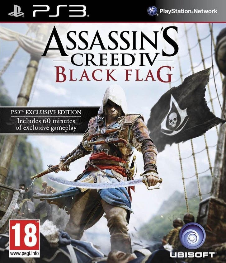 Playstation 3 Assassins Creed IV: Black Flag, Spelcomputers en Games, Games | Sony PlayStation 3, Zo goed als nieuw, Verzenden
