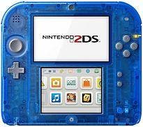 Nintendo 2DS transparant blauw, Verzenden, Zo goed als nieuw, Blauw