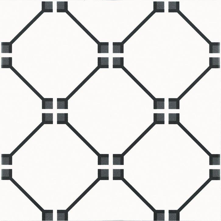 Vloertegel/Wandtegel Terre Decortegel Par Zwart 20x20, Doe-het-zelf en Verbouw, Tegels, 20 tot 40 cm, 20 tot 40 cm, 10 m² of meer