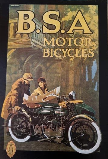 Nunney - BSA - B.S.A Motor Bicycles - Jaren 1970