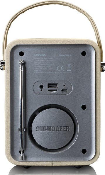 Lenco Radio met oplaadbare Batterij - Draagbare DAB Radio -, Verzenden, Zo goed als nieuw