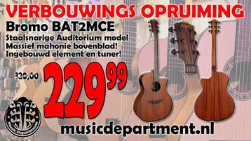 Bromo BAT2MCE Auditorium | VERBOUWINGSUITVERKOOP, Ophalen of Verzenden, Nieuw, Western- of Steelstringgitaar, Met (piezo-)element