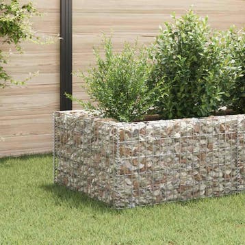 vidaXL Gabion plantenbak verhoogd 360x90x50 cm staal, Tuin en Terras, Bloembakken en Plantenbakken, 100 cm of meer, Verzenden