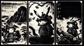 Æ (XX-XXI) - Set of 3 – “Pikachu Samurai Saga” (2025) –, Nieuw