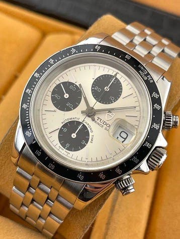 Tudor - Prince Date Chronograph - 79280 - Heren - 1990-1999