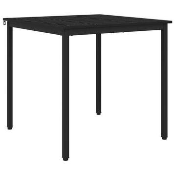 Vierkante Eettafel - Modern Zwart | Tweedekansje | OP=OP, Huis en Inrichting, 50 tot 100 cm, Vierkant, Nieuw, Metaal