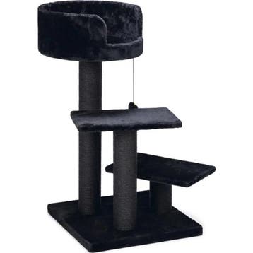 Beeztees Krabmeubel Serpa Figo Zwart 50 x 50 x 92 cm, Verzenden, Nieuw
