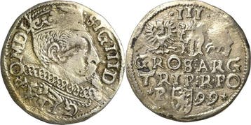 3 Groescher 1599, Polen Sigismund Iii Wasa 1587-1632, Verzenden