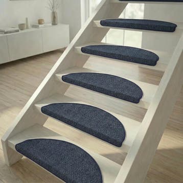 Trapmat Baleno Donkerblauw - 28x65 cm, Verzenden, Nieuw