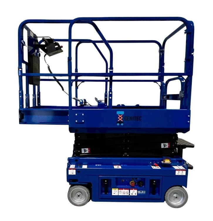 NIEUWE Schaarlift Schaarhoogwerker Genie Skyjack Genitec, Zakelijke goederen, Machines en Bouw | Liften, Steigers en Ladders, Ophalen of Verzenden