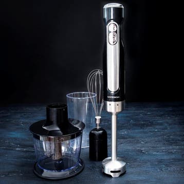 Staafmixer set - 3 in 1 - met Hakmolen / Klopper / Garde / B, Verzenden, Zo goed als nieuw