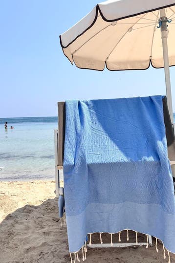 Lantara Hamamdoek strandlaken voor thuis en vakantie, Nieuw, Overige kleuren, Handdoek