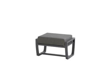 Taste by 4 Seasons Outdoor mauritius footstool matt carbon, Nieuw